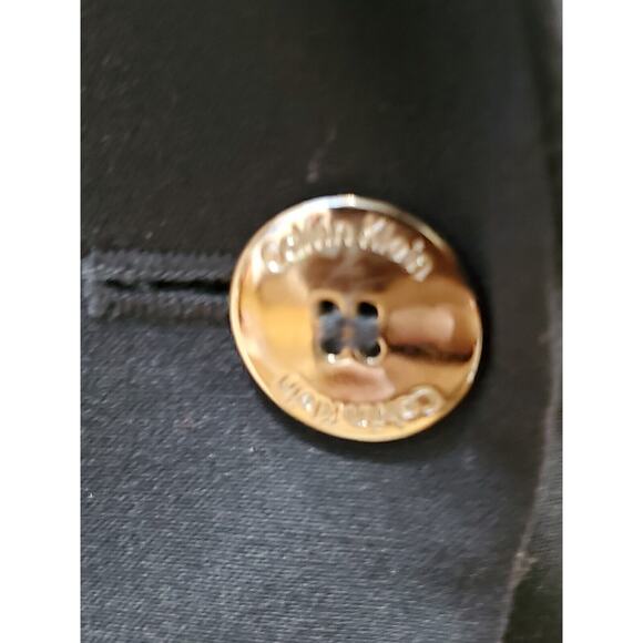 Calvin Klein Women's Black Polyester Single Breasted Long Sleeve Blazer Size XL - Picture 11 of 14